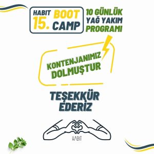 Bootcamp-15 Habit 10 Günlük Yağ Yakım Programı