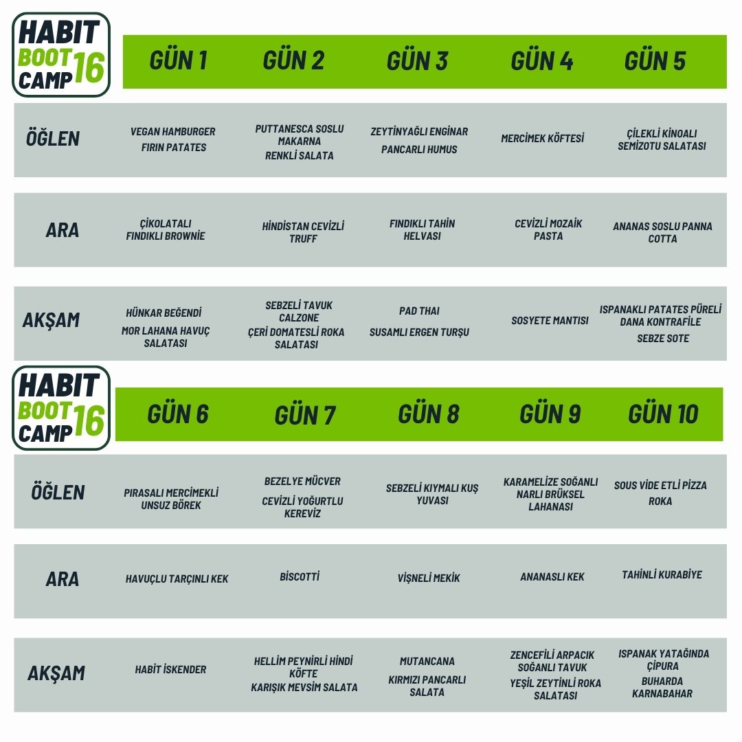 Bootcamp-16 Habit 10 Günlük Yağ Yakım Programı - Görsel 2